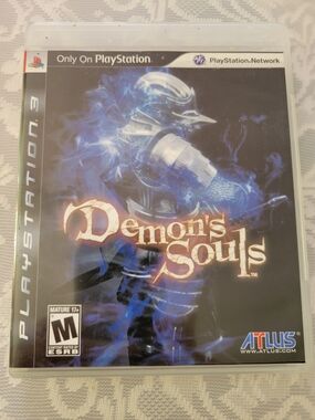 Sony PlayStation Demon's Souls - Blue & Black Cover